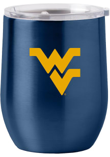West Virginia Mountaineers 16oz Gameday Curved Stainless Steel Stemless