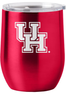 Houston Cougars 16oz Curved Stainless Steel Stemless