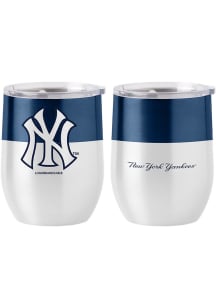 New York Yankees 16oz Colorblock Curved Stainless Steel Stemless