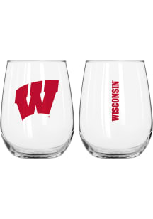 Wisconsin Badgers 16oz Gameday Stemless Wine Glass