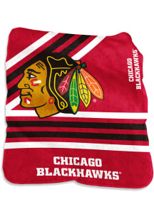 Chicago Blackhawks Logo Raschel Blanket