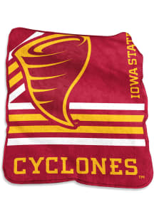 Iowa State Cyclones Logo Raschel Blanket