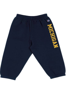 Toddler Michigan Wolverines Blue Champion Team Logo Sweatpants
