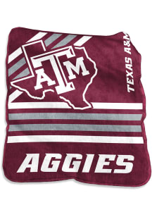 Texas A&amp;M Aggies Logo Raschel Blanket