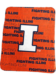 Orange Illinois Fighting Illini Classic Fleece Blanket