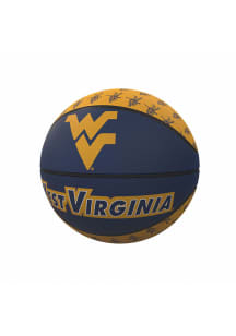 West Virginia Mountaineers Mini-Size Rubber Basketball