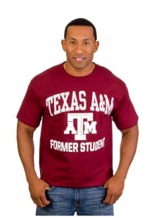 Majestic Texas A&amp;M Aggies Maroon Alumni Short Sleeve T Shirt