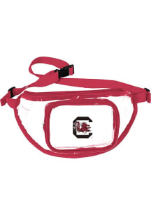 South Carolina Gamecocks Red Fanny Pack Clear Bag