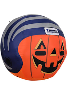 Memphis Tigers Orange Outdoor Inflatable self inflate jack o lantern with team helmet and name