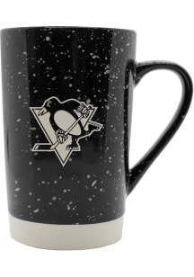Pittsburgh Penguins 14oz Speckled Ceramic Mug - Black