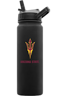 Arizona State Sun Devils 24oz Soft Touch Stainless Steel Bottle - Black