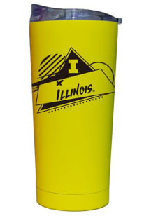 Illinois Fighting Illini 20oz Cru Soft Touch Stainless Steel Tumbler - Orange