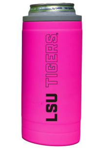 LSU Tigers 12oz Electric Stacked Slim Stainless Steel Coolie
