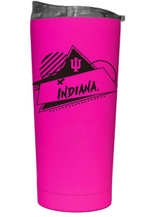 White Indiana Hoosiers 20oz Electric Rad Stainless Steel Tumbler
