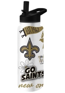 New Orleans Saints 34oz Native Quencher Stainless Steel Bottle
