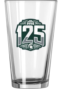 Green Michigan State Spartans 125th Anniversary Pint Glass