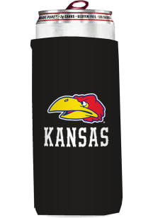 Kansas Jayhawks Vault Insulated Black Out Slim Coolie
