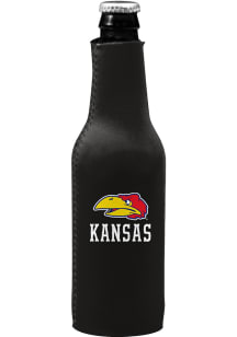 Kansas Jayhawks Vault Insulated Black Out Bottle Coolie