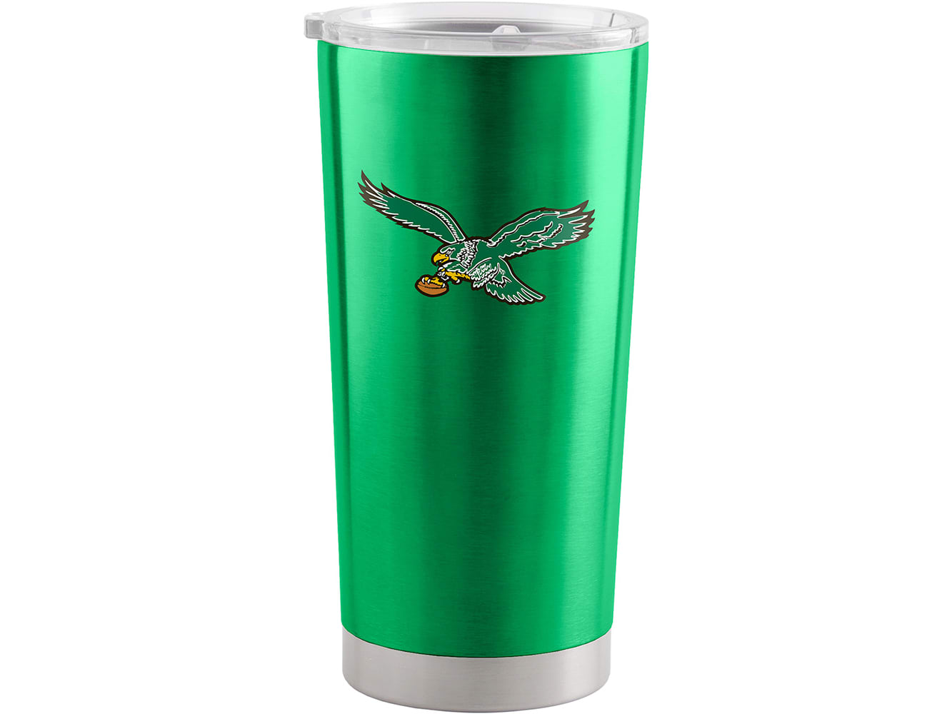 NFL Philadelphia Eagles Stainless Steel Silicone Grip 24 oz. Draft Tumbler with Lid - Silver - Single