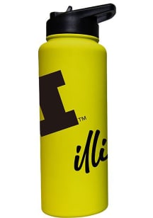 Illinois Fighting Illini 34oz Cru Bold Quencher Stainless Steel Bottle