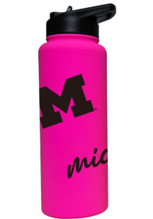 Yellow Michigan Wolverines 34oz Electric Bold Quencher Stainless Steel Bottle