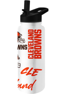 Cleveland Browns 34oz Native Quencher Stainless Steel Bottle