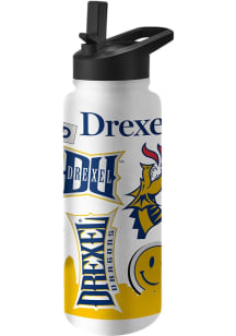 Navy Blue Drexel Dragons 34oz Native Quencher Stainless Steel Bottle