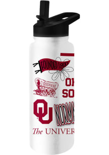 Oklahoma Sooners 34oz Native Quencher Stainless Steel Bottle