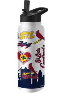 St Louis Cardinals 34oz Native Quencher Stainless Steel Bottle