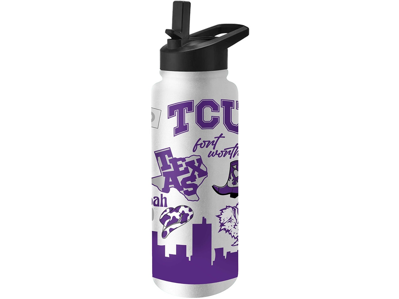 LSU Tigers 32oz Charcoal Nalgene Water Bottle