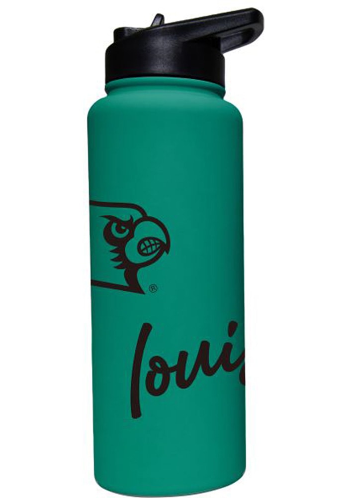 Louisville Cardinals 34 oz. Logo Quencher Bottle - Sports Unlimited