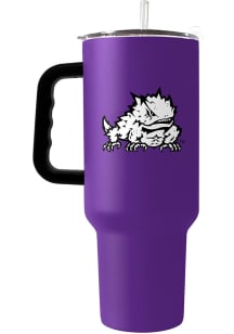 Logo Brands TCU Horned Frogs 40oz Flipside Stainless Steel Tumbler - Purple
