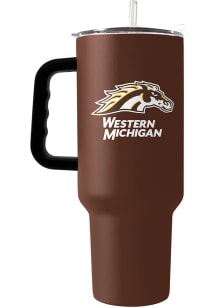 Western Michigan Broncos 40oz Flipside Stainless Steel Tumbler - Brown