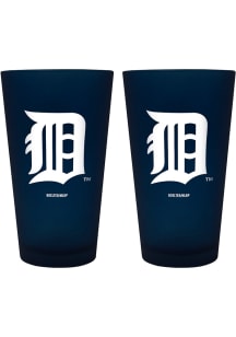 Detroit Tigers 16oz Team Color Frosted Pint Glass
