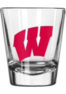 Red Wisconsin Badgers 2oz Gameday Shot Glass