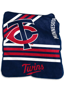 Minnesota Twins Stripe Raschel Blanket