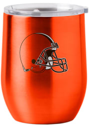 Cleveland Browns 16oz Curved Ultra Wine Stainless Steel Tumbler - Orange