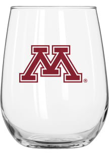 Maroon Minnesota Golden Gophers 16oz Gameday Curved Stemless Wine Glass