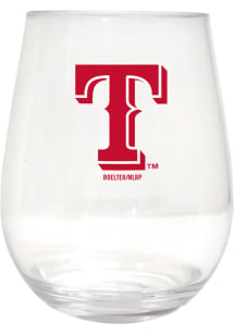 Texas Rangers 20oz Plastic Stemless Wine Glass