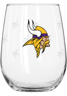 Minnesota Vikings 16oz Gameday Curved Stemless Wine Glass