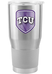 TCU Horned Frogs Shield 30oz Ultra Stainless Steel Tumbler - Silver