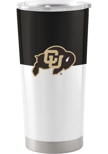 Colorado Buffaloes 20oz Colorblock Stainless Steel Tumbler - Silver