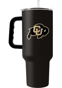 Colorado Buffaloes 40oz Flipside Powder Coat Stainless Steel Tumbler - Silver