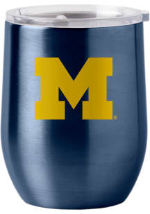 Michigan Wolverines 16oz Curved Ultra Wine Stainless Steel Stemless