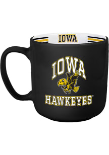 Black Iowa Hawkeyes Vault 15oz Stripe Mug