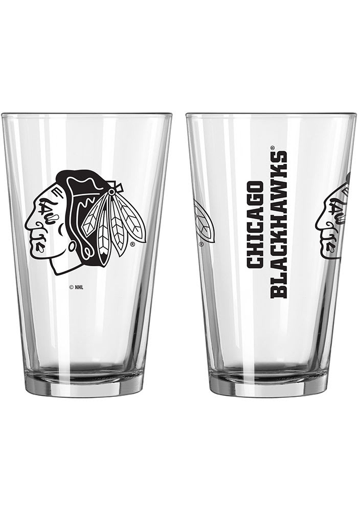 Chicago Blackhawks 16 OZ Gameday Pint Glass
