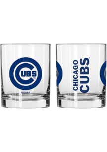 Chicago Cubs 14 OZ Gameday Rock Glass
