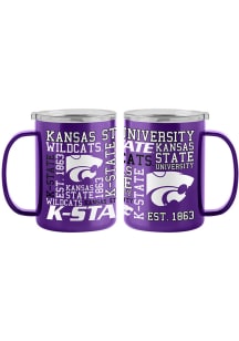 K-State Wildcats 15oz Spirit Ultra Stainless Steel Tumbler - Purple