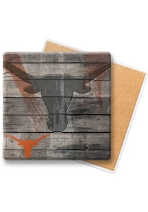 Texas Longhorns Wood Coaster