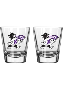 Purple K-State Wildcats 2oz Shot Glass